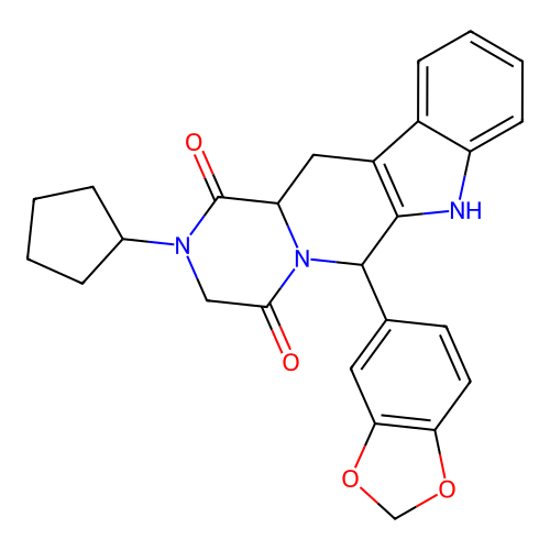N-Desmethyl-N-cyclopentylcis-ent-Tadalafil structure