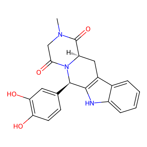 Tadalafil catechol structure