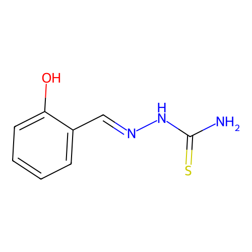 2-Hydroxybenzaldehyde thiosemicarbazone structure