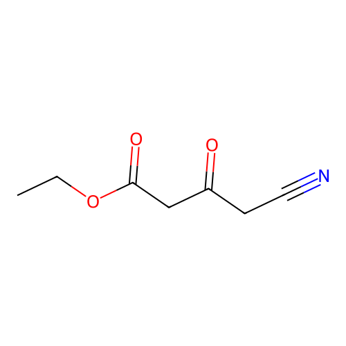 Ethyl 4-cyano-3-oxobutanoate structure