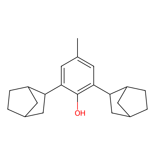 2,6-Di(bicyclo[2.2.1]hept-2-yl)-4-methylphenol structure