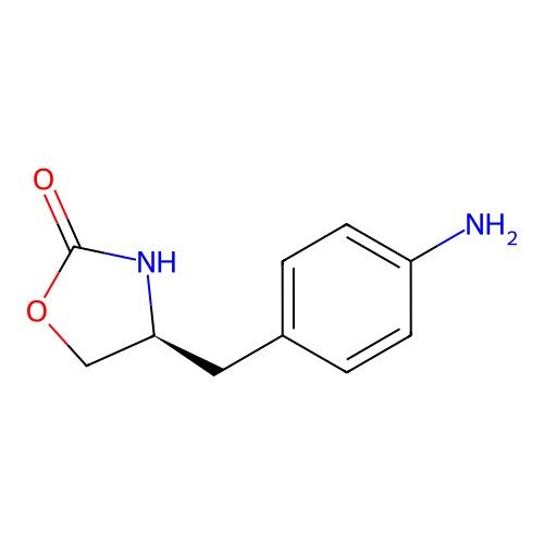 (S)-4-(4-Aminobenzyl)oxazolidin-2-one structure