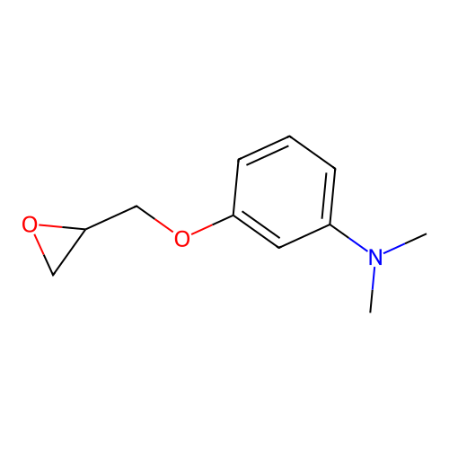 N,N-dimethyl-3-(oxiran-2-ylmethoxy)aniline structure