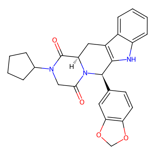 N-Desmethyl-N-cyclopentyl tadalafil structure