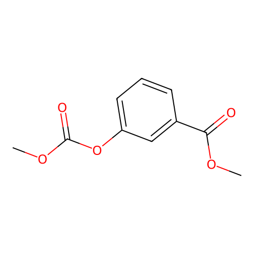 Methyl 3-methoxycarbonyloxybenzoate structure