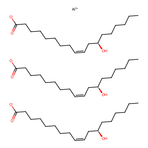 Aluminium triricinoleate structure