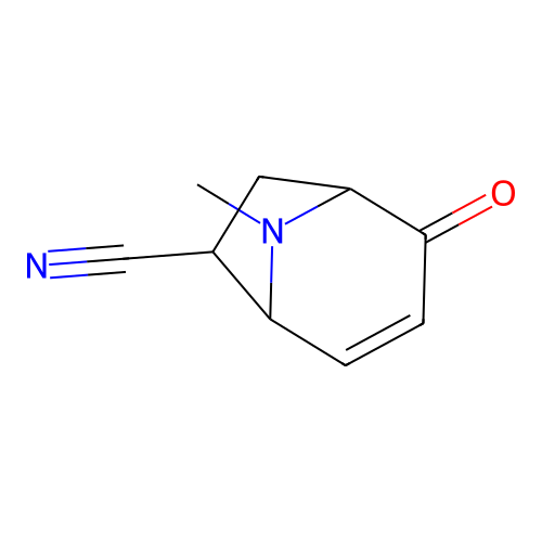 8-Methyl-2-oxo-8-azabicyclo[3.2.1]oct-3-ene-6-carbonitrile structure