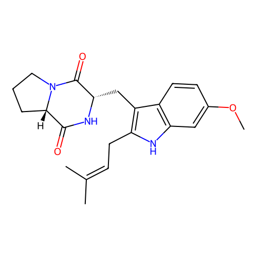 Tryprostatin A structure