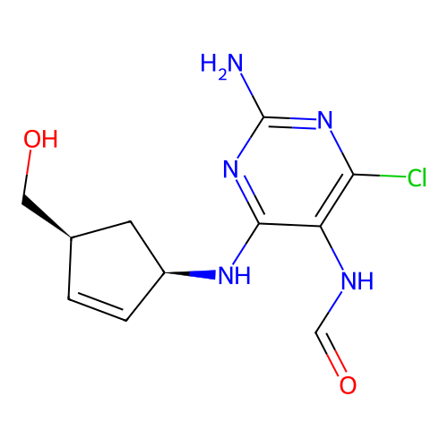 C11H14ClN5O2 structure