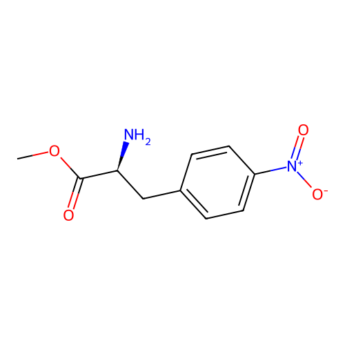 4-Nitro-L-phenylalanine methyl ester structure