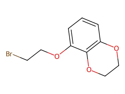 5-(2-Bromoethoxy)-2,3-dihydro-1,4-benzodioxine structure