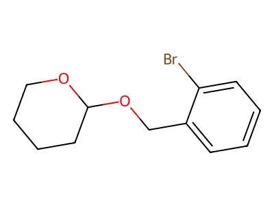2-[(2-Bromophenyl)methoxy]oxane structure