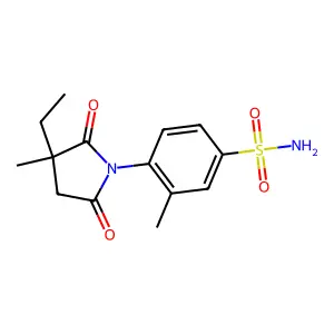 4-(3-Ethyl-3-methyl-2,5-dioxopyrrolidin-1-yl)-3-methylbenzene-1-sulfonamide structure