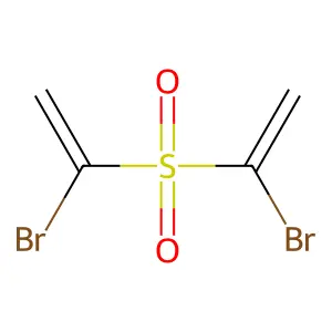 1-Bromo-1-(1-bromoethenylsulfonyl)ethene structure