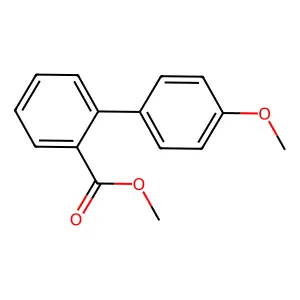 Methyl 2-(4-methoxyphenyl)benzoate structure