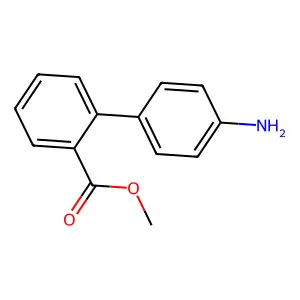 4'-Amino-biphenyl-2-carboxylic acid methyl ester structure
