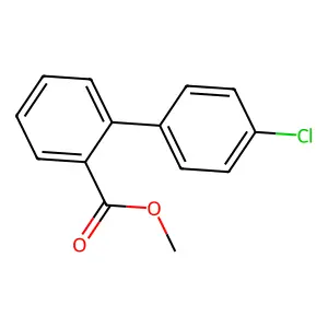 Methyl 2-(4-chlorophenyl)benzoate structure