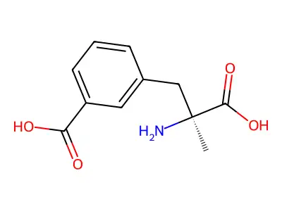 alpha-Methyl-3-carboxyphenylalanine structure