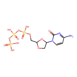 三磷酸曲沙他滨 structure