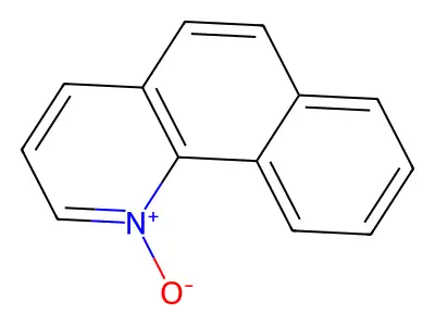 苯并(h)喹啉1-氧化物 structure