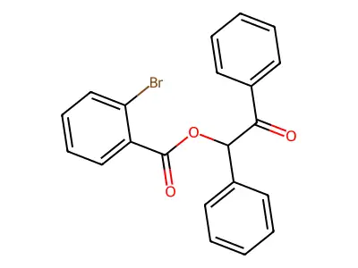 2-Oxo-1,2-diphenylethyl 2-bromobenzoate structure