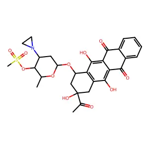Ladirubicin structure
