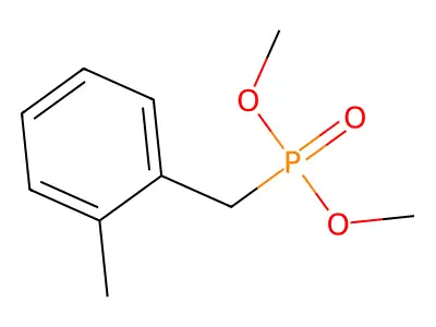 Dimethyl [(2-methylphenyl)methyl]phosphonate structure
