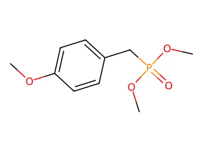 Dimethyl [(4-methoxyphenyl)methyl]phosphonate structure