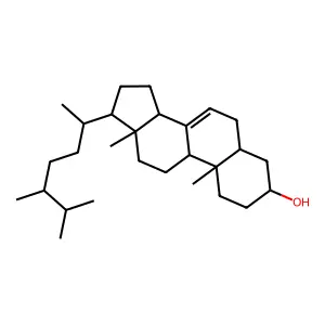 麦角甾-7-烯-3-醇,(3β,24x)- structure