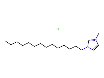 1-Methyl-3-tetradecylimidazolium chloride structure