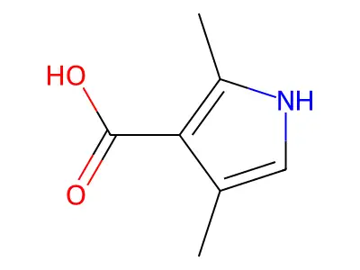 2,4-Dimethyl-1H-pyrrole-3-carboxylic acid structure