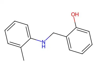 2-{[(2-Methylphenyl)amino]methyl}phenol structure