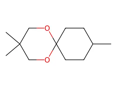 3,3,9-Trimethyl-1,5-dioxaspiro[5.5]undecane structure