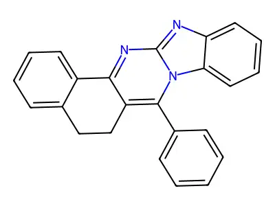 Benzimidazo(2,1-b)benzo(h)quinazoline, 5,6-dihydro-7-phenyl- structure