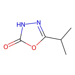 1,3,4-Oxadiazol-2(3H)-one, 5-(1-methylethyl)- structure