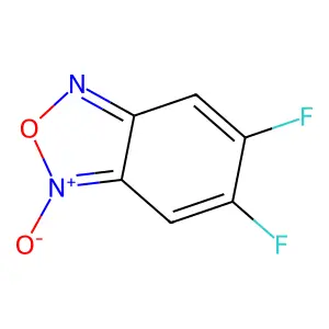 5,6-Difluorobenzo[c][1,2,5]oxadiazole 1-oxide structure