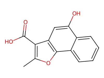 5-Hydroxy-2-methyl-naphtho[1,2-b]furan-3-carboxylic acid structure
