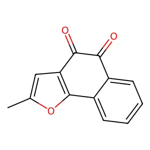 2-Methylnaphtho[1,2-b]furan-4,5-dione structure