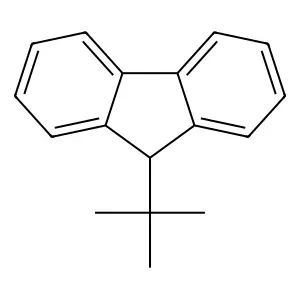 9-(1,1-Dimethylethyl)-9H-fluorene structure