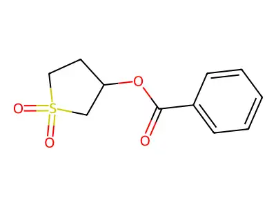 1,1-Dioxothiolan-3-yl benzoate structure