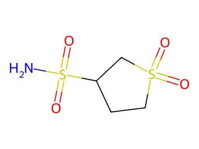 Tetrahydrothiophene-3-sulfonamide 1,1-dioxide structure