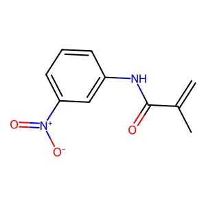 2-methyl-N-(3-nitrophenyl)acrylamide structure