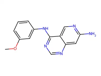 4-N-(3-methoxyphenyl)pyrido[4,3-d]pyrimidine-4,7-diamine structure