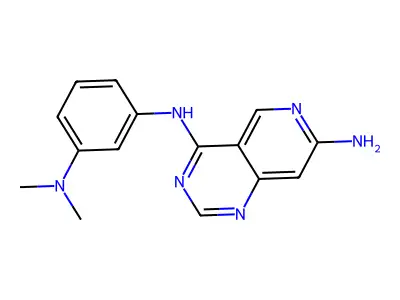 4-N-[3-(dimethylamino)phenyl]pyrido[4,3-d]pyrimidine-4,7-diamine structure