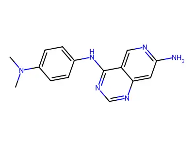 Pyrido[4,3-d]pyrimidine-4,7-diamine,n4-[4-(dimethylamino)phenyl]- structure