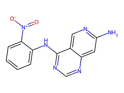 4-N-(2-nitrophenyl)pyrido[4,3-d]pyrimidine-4,7-diamine structure