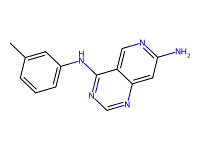 4-N-(3-methylphenyl)pyrido[4,3-d]pyrimidine-4,7-diamine structure