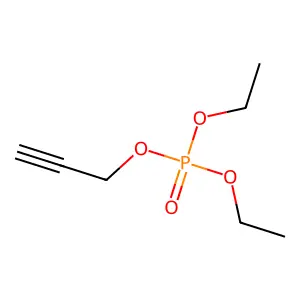 磷酸二乙基2-丙炔-1-基酯 structure