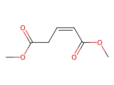 dimethyl (Z)-pent-2-enedioate structure