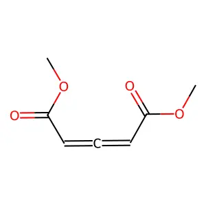 Dimethyl penta-2,3-dienedioate structure